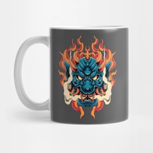 Japanese Demon Mask Mug